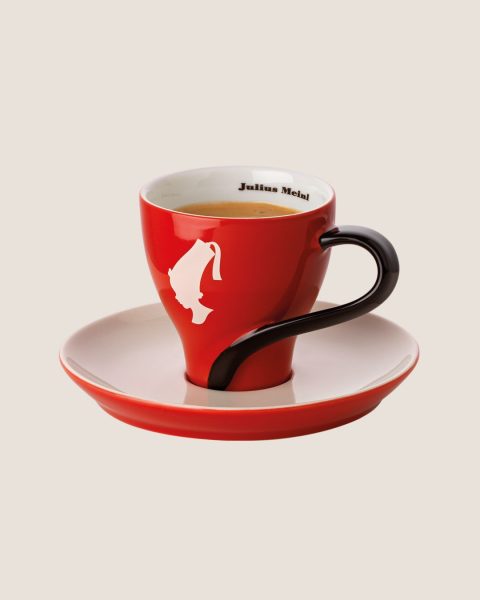 Crvena mala šalica "Julius Meinl" za Espresso 55 ml - fotografija proizvoda