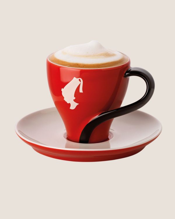 Crvena srednja  šalica "Julius Meinl" za Espresso Lungo 100 ml - fotografija proizvoda