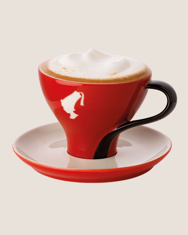 Crvena velika šalica "Julius Meinl" za Cappuccino 150 ml - fotografija proizvoda